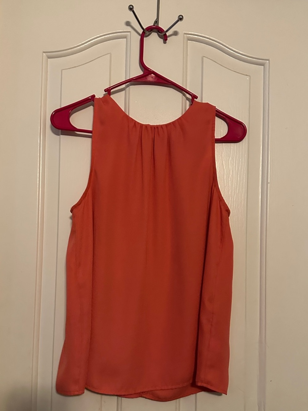 a new day Orange Sleeveless Gathered-Neck Camisole